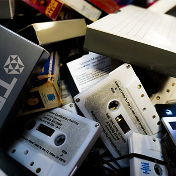 recycling cassette tapes