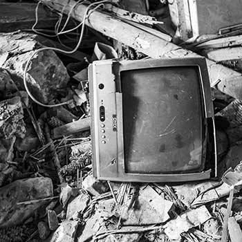 being irresponsible with crt tv disposal