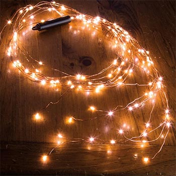 Mini solar christmas lights strands