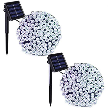 Binval Solar Fairy Christmas String Lights two packs