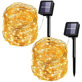 Mpow Solar String Lights two packs